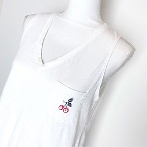 MADEWELL V-Neck Tank Top, Sz M